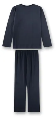 Produktbild von Sanetta Jungen-Schlafanzug dunkelblau | Gemütlicher Kinderpyjama