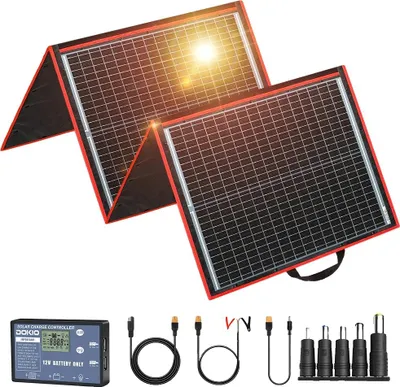 Zdjęcie produktu dla Przenośny panel słoneczny, składany, elastyczny, 160W