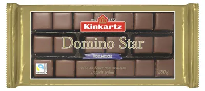 Produktbild von Kinkartz Domino Star Vollmilch 250g