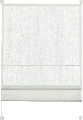 Productafbeelding van Witte vouwgordijn - 100 x 140 cm, eenvoudig te monteren