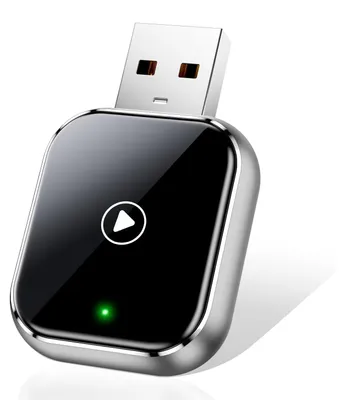 Produktbild von Mini-Adapter für kabelloses CarPlay mit integriertem GPS-Navigationssystem und Musikwiedergabe für iOS