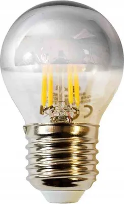 Immagine prodotto di Lampadina a filamento LED 4W G45 E27 SILVER