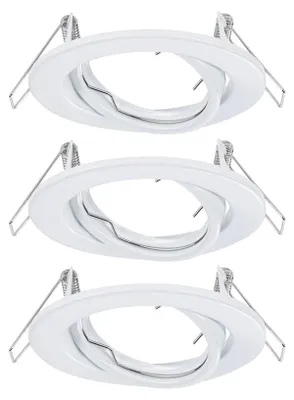 Produktbild von Paulmann 93390, Einbaustrahler, GU10, 1 Glühbirne(n), 10 W, 230 V, Weiß