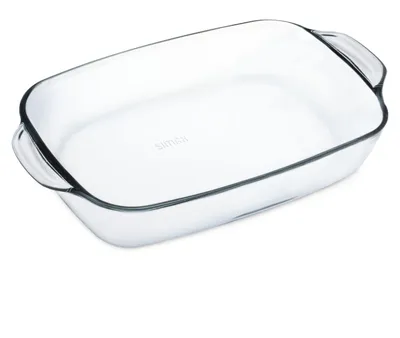 Auflaufform Borosilikatglas 40,4x26x6 cm 3,5 L hitzebeständig