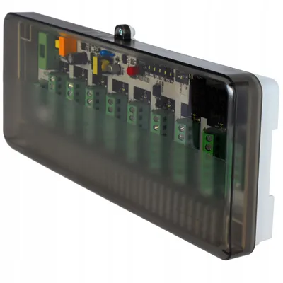 Produktbild von Regelklemmleiste Fußbodenheizung 230V | Klemmleiste für 8 Zonen & 24 Stellantriebe | mit Kessel- und Pumpenmodul, Wand & DIN-Schienenmontage LP-8A