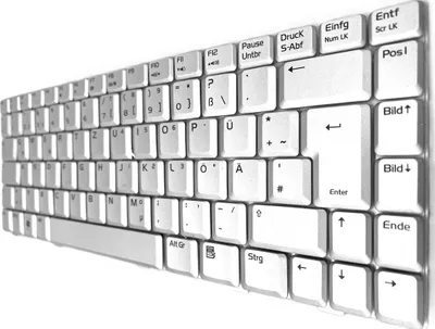 Obrázek produktu pro GERMAN - Klávesnice / stříbrná pro Asus A8JS-4S014P