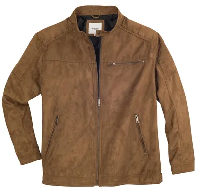 Produktbild von Jack&Jones XXL Jacke Biker-Style cognacbraun