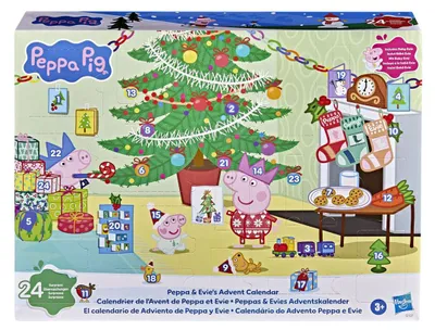 Produktbild von Peppa Pig Peppas & Evies Adventskalender, 3 Jahr(e)