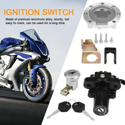 Obrázek produktu pro 15643, Originální standardní sada zámků spínače zapalování, nerezová, pro motocykly