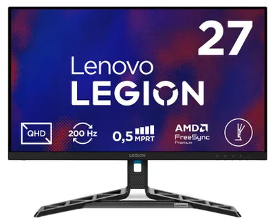 Obrázok produktu pre Lenovo Legion R27qe Gen 2, 68,6 cm (27"), 2560 x 1440 px, Quad HD, LED, 5 ms, Čierna