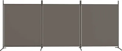 A three-panel room divider is shown against a white background.