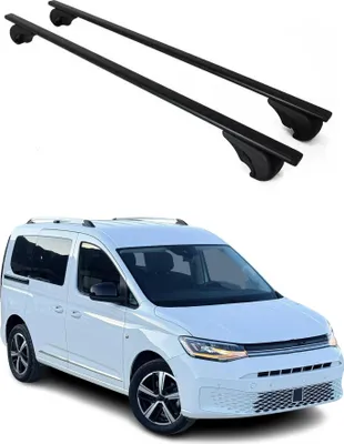Immagine prodotto di Barre portatutto trasversali per VW Caddy 2020-2024, colore nero