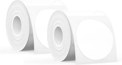 Produktbild von Thermolabels 2 Rollen, 50 mm, 260 Stück, selbstklebend, wasserdicht, für Büro