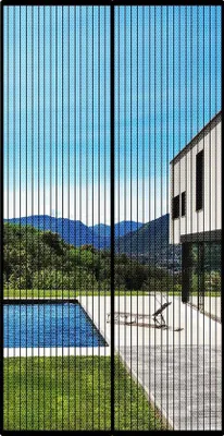 Produktbild von Famanu Insektenschutzgitter Magnetisch - Für Balkontüren, Keller- und Terrassentüren