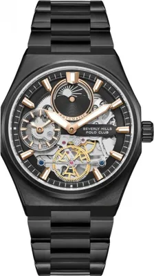 Obrázek produktu pro Pánské hodinky BEVERLY HILLS BP3786X.650 v černé barvě, módní design.