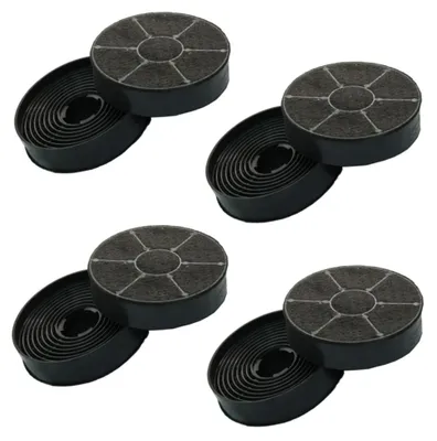 Produktbild von Super-Sparset - 4 Paar Aktiv-Kohlefilter Ersatz für RESPEKTA MIZ 0058 Kohlefilter MIZ0058