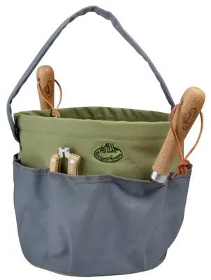 Gartengeräte-Tasche-grau-grün