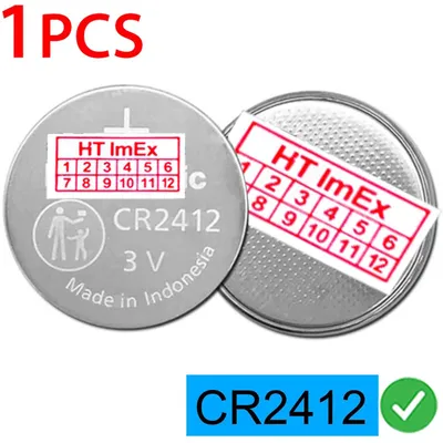 Produktbild von Kompatibel mit Panasonic Lithium-Knopfzelle CR2412 Batterie Battery akku 3V