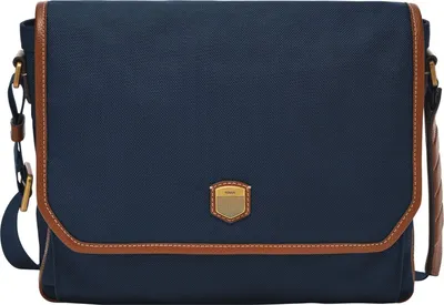 Produktbild von FOSSIL Umhängetasche Laptoptasche mit Laptopfach Hayes Courier Navy dunkelblau