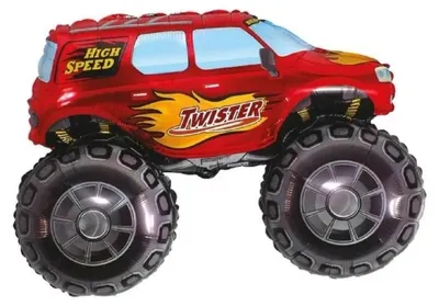 Obrázok produktu pre Fóliový balónik 61 cm Auto Twister červený – Godan