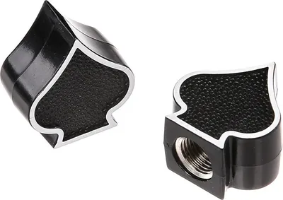 Produktbild von Set: 2x Ventilkappe Pik, Schwarz