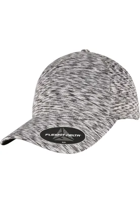 Produktbild von FLEXFIT 280 | Flexfit Delta Unipanel Cap, Ohne Verschluss - Farbe: Melange Silver - Größe: L/XL
