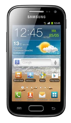Produktbild von Samsung Galaxy Ace 2 GT-I8160 Smartphone (9,7 cm (3,8 Zoll) Touchscreen, 5 Megapixel Kamera, Android Betriebssystem) onyx-black ohne NFC