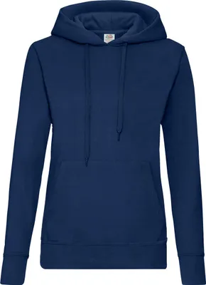 Produktbild von Fruit of the Loom Damen Pulli Pullover Sweat Hoodie Kapuzenpullover, Größe:M, Farbe:Navy Blau