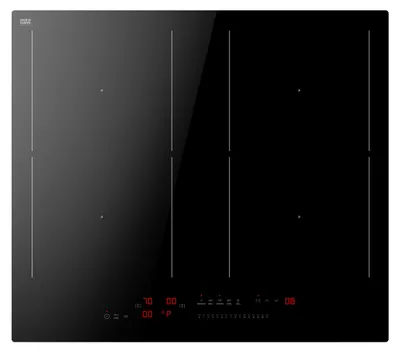 Induktionskochplatte, 59,2x52,2 cm, 4 Zonen, Booster, Bridge, SensorTouch