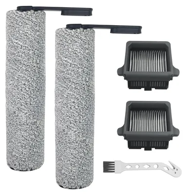 2 Borstenrollen + 2 Filter + 1 Reinigungsbürste