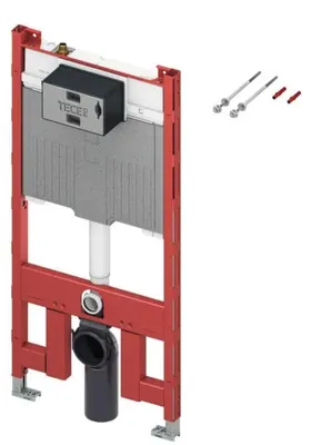 Immagine prodotto di Tece TECEprofil - Installazione a parete per WC sospeso con cassetta Octa II, 8 cm, altezza di costruzione 1,12 m 9300500