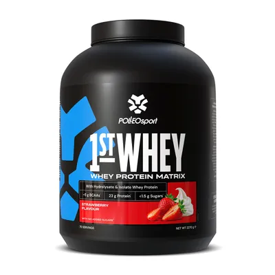 Immagine prodotto di Polleo 1st Whey, 2270 g - Fragola