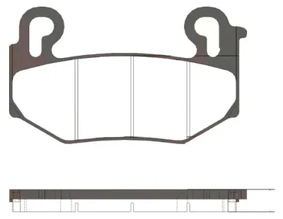 Zdjęcie produktu dla Klocki hamulcowe Brembo 07BB42LA, materiał: metal proszkowy, przód, z homologacją, kompatybilne z BMW R GS 1300 ccm, rocznik 2023 - 2024