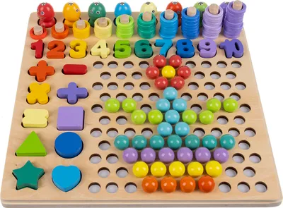Produktbild von Kruzzel Holzperlenpuzzle: Bildungsspaß für Kinder