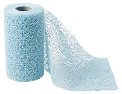 Produktbild von G.schmückt Tischband 25m Rolle, Tischläufer Dekoband zuschneidbar, Dekorative Tischdeko Hellblau Breite 30cm