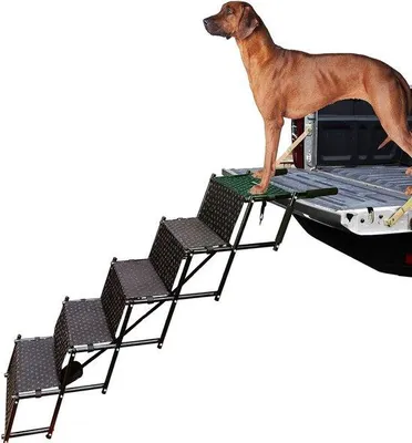 Immagine prodotto di Scala pieghevole leggera per cani fino a 68 kg, 5 gradini