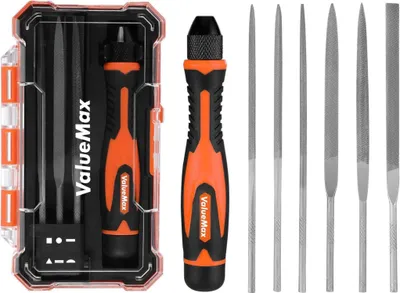Produktbild von Nadelfeilenset Mini Feilen 7tlg. für Metall Holz Kunststoff