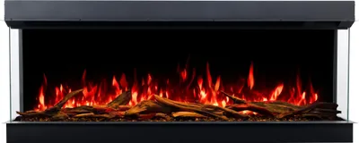 Obrázok produktu pre Elektrický krb AFLAMO Superb 3D 160 - realistický oheň - vstavaný - 160x65x35 cm - dekoratívny elektrický krb LED s funkciou vykurovania 750/1500 W