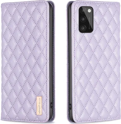 Obrázek produktu pro Galaxy A41 Pouzdro, Elegantní Flip Kožené Pouzdro s Kapsami na Karty a Stojánkem pro Samsung Galaxy A41 Fialová