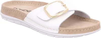 Produktbild von Rohde Rodigo-D Damen Sandale Sandalette Pantolette Hausschuh Fashionsandale Lack, Farbe:Weiß (Weiß/Lack 09), Größe:EUR 36