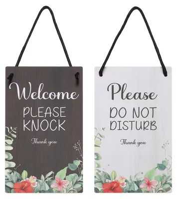 Türschild Bitte nicht stören, PVC, 25,4x12,7 cm, schwarz-weiß