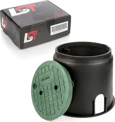 Produktbild von Ventilkasten Ventilbox mit Deckel rund 10" Schacht Behälter Rain Bird Kugelhahn