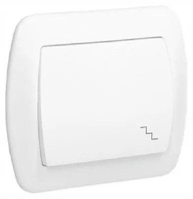 Produktbild von Kontakt-Simon AW6/11, Kunststoff, Weiß, IP20, 250 V, 10 A, 90 mm
