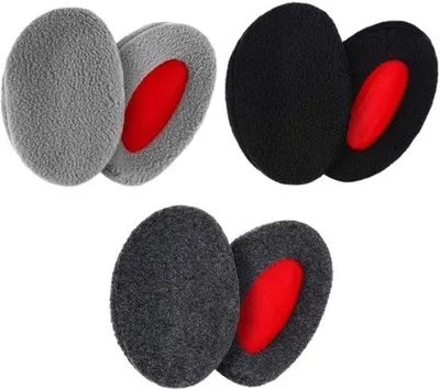 Produktbild von Wintermützen aus Polarfleece, weiche Ohrenschützer für kalte Außenwetter, Fahrradfahren, 3 Paar Damenmützen