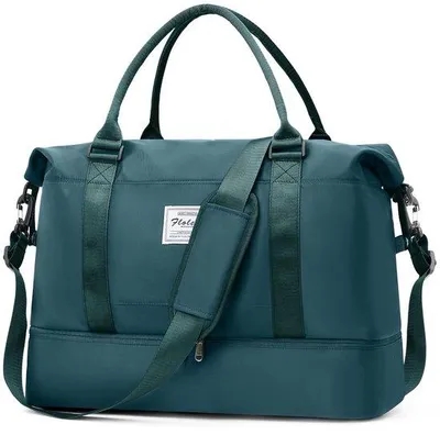 Productafbeelding van HPLQQ Weekender reistas, sporttas voor dames, 45x36x20 cm, Easyjet handbagage, ziekenhuistas, reistas, zwemtas, trainingstas met schoenenvak voor vlie