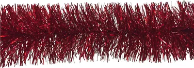 Produktbild von Weihnachtsdekoration Lang, Weihnachtsdekor, Weihnachtsornament, Festliche Dekoration, Italy, 1000x8 h8 cm, Rot