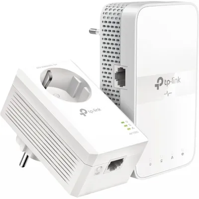 Zdjęcie produktu dla TP-LINK TL-WPA7619 ZESTAW - 1000 Mb/s - IEEE 1901 - IEEE 802.3 - IEEE 802.3ab - IEEE 802.3u - Gigabit Ethernet - Wi-Fi 5 (802.11ac) - 802.11a - 802.11b - 802.11g - Wi-Fi 4 (802.11n) - Wi-Fi 5 (802.11ac) - HomePlug AV2