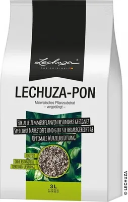 Obrázok produktu pre Lechuza Zeolitový minerálny substrát LECHUZA-PON, 3 l