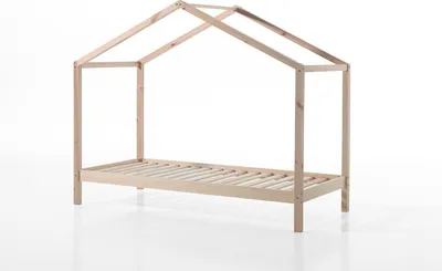 Produktbild von Haus Bett Dallas 3 90x200 - Kieferholz
