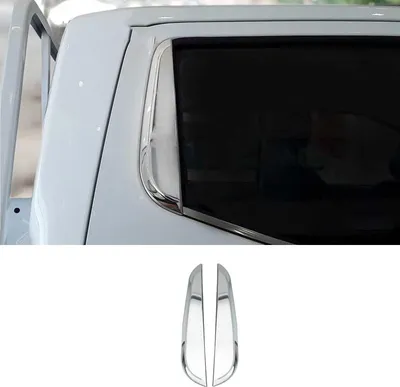 Zdjęcie produktu dla Wykończenie słupka drzwi słupka B do Nissan Navara 2015-2020 stal nierdzewna srebrna 2szt